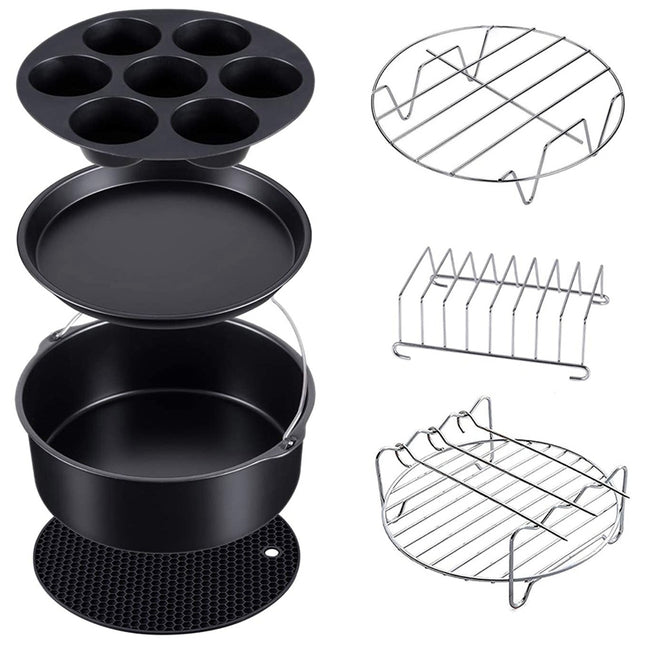 Air Fryer Accessories 7-piece Silicone Grill - Wnkrs