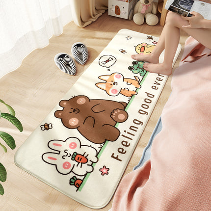 Bedroom Home Living Room Cushion Carpet Plush Floor Mat Under Bed - Wnkrs