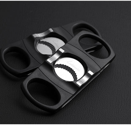 Cigar cutter Serrated double-edged cigar cutter Portable cigar cutter Cigar cutter blade design cigar cutter - Wnkrs