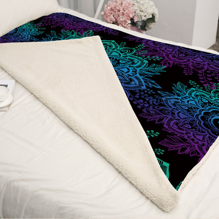 Thickened Double Layer Plush 3D Digital Printing Blanket - Wnkrs