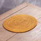 Coussin en rotin pièce unique / 40 cm