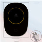 Marrón negro / 220 V EE. UU.