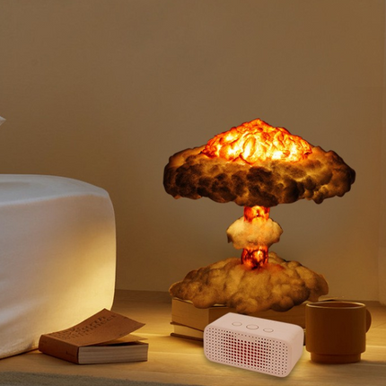 Mushroom Cloud Creative Led Table Lamp Infinite Three-Tone Light Eye Protection Lamp - Wnkrs