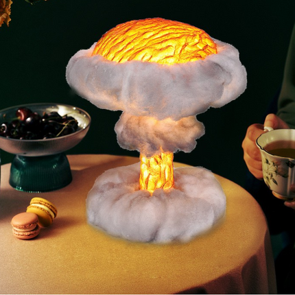 Mushroom Cloud Creative Led Table Lamp Infinite Three-Tone Light Eye Protection Lamp - Wnkrs