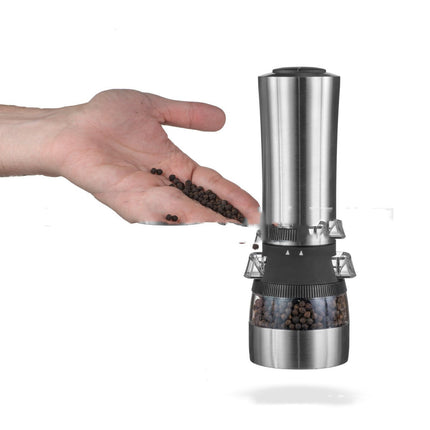 2 In1 Stainless Steel Pepper Grinder Kitchen Tools Portable - Wnkrs