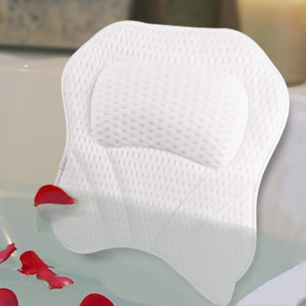 4D Net Bathtub Pillow 7 Suction Cups SPA Bath Pillow - Wnkrs