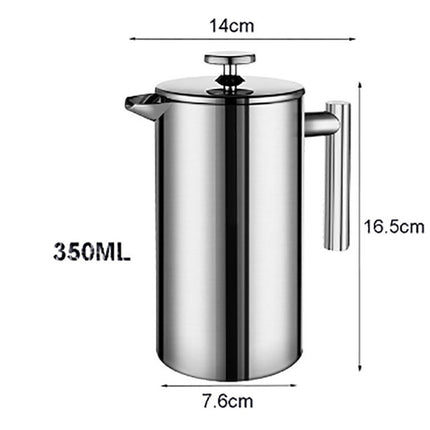 French Press Coffee Maker Stainless Steel Coffee Percolator - Wnkrs