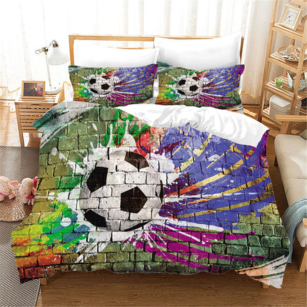 Sports Football Series Three-piece Bed - Wnkrs