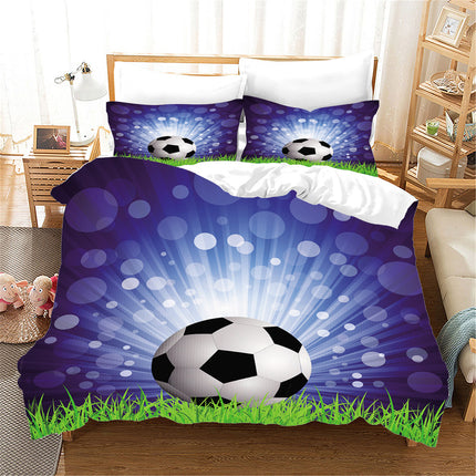 Sports Football Series Three-piece Bed - Wnkrs