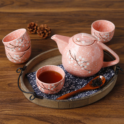 Japanese Ceramic Tea Set Set For Household Use - Wnkrs