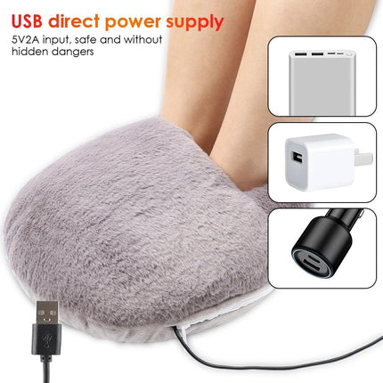 USB Electric Foot Warmer Shoes for Winter Comfort - Wnkrs