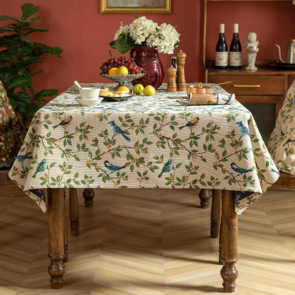 Elegant American Country Style Jacquard Table Cloth