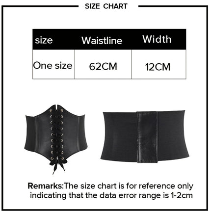 Corset Body Shapewear Taille Haute Ceinture Large En Cuir