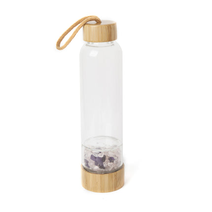 Natural crystal gravel water bottle - Wnkrs