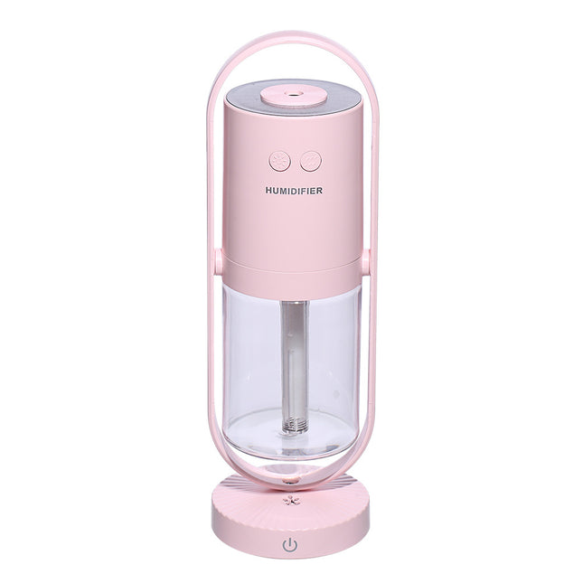 Humidificateur USB à brume fraîche avec diffuseur d'huiles essentielles et projection de veilleuse LED