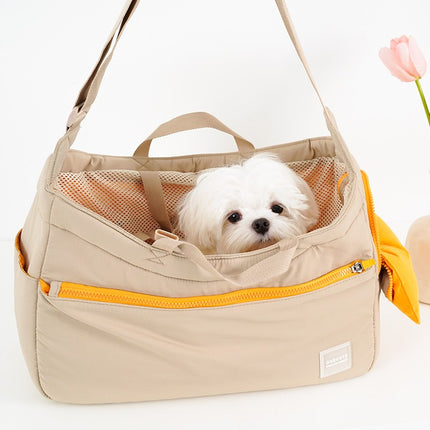 Sac à bandoulière élégant pour chiens de petite et moyenne taille