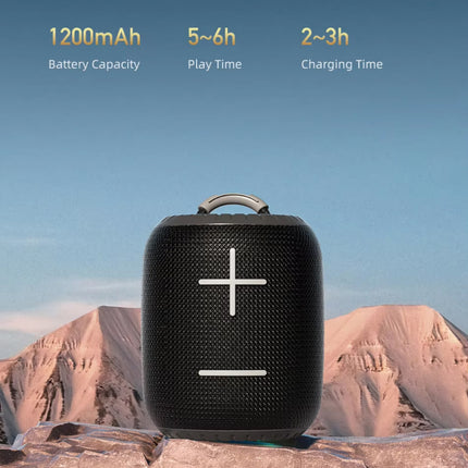 TWS Wireless Bluetooth Speaker Portable Outdoor Waterproof Loudspeaker