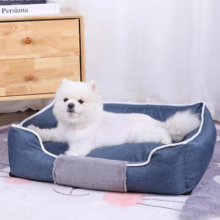 Lit moelleux et lavable pour chien - Coussin confortable pour chiens et chats de petite et moyenne taille