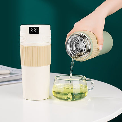 The New Stainless Steel Intelligent Temperature Display Coffee Cup Is Portable - Wnkrs