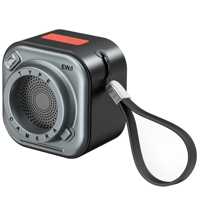 Portable Mini Bluetooth Speaker with Stereo Sound and Flashlight, 12-Hour Playtime