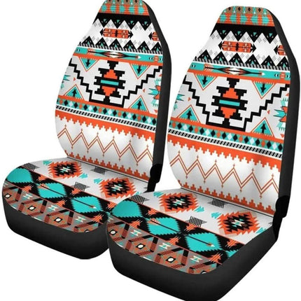 Southwest Geometric Tribal Aztec Universal Car Seat Covers - Wnkrs