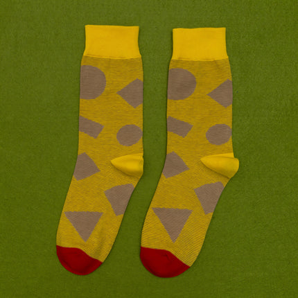 Chaussettes streetwear en coton pour hommes avec motif coloré