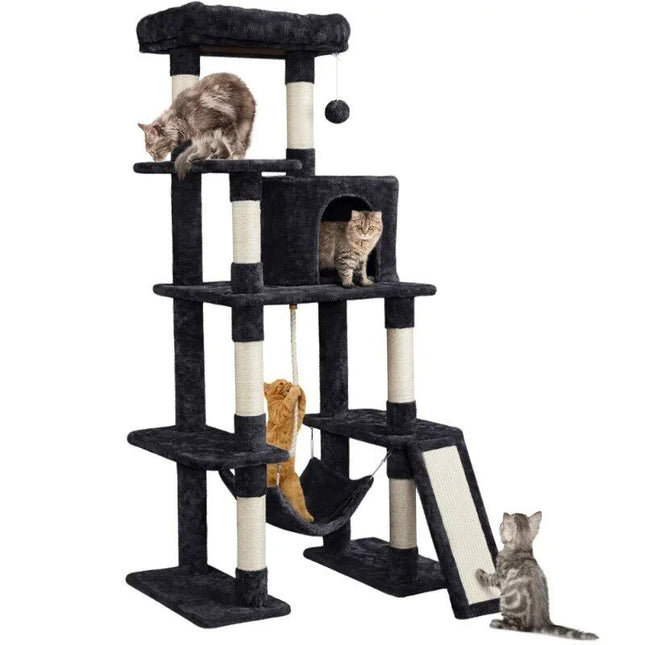 Deluxe Multilevel 63" Cat Tree Tower - Wnkrs