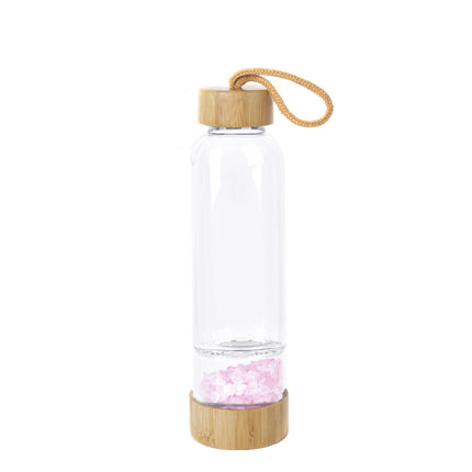 Natural crystal gravel water bottle - Wnkrs