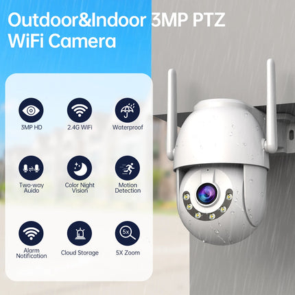 Outdoor & Indoor 3MP HD Security Camera