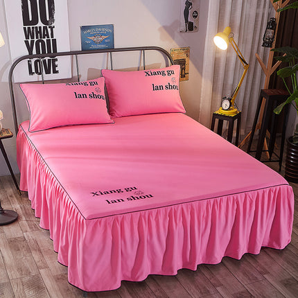 Beauty bed cover brushed bed skirt - Wnkrs