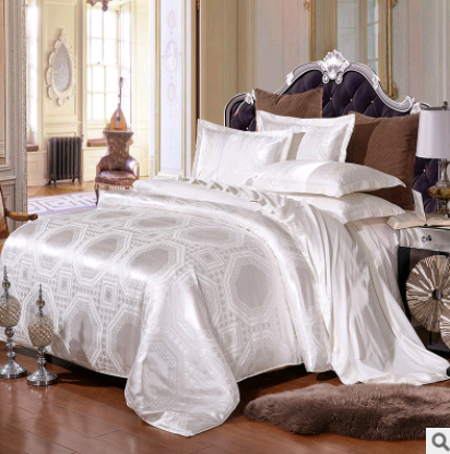 Luxury European Bedding Satin Jacquard Modal Cotton Tencel Set - Wnkrs