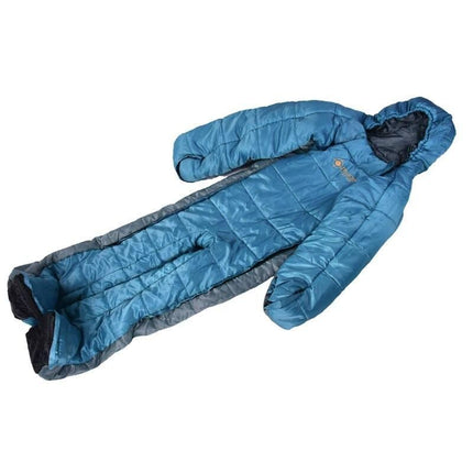 Versatile 3-Season Humanoid Sleeping Bag for Outdoor Enthusiasts - Wnkrs