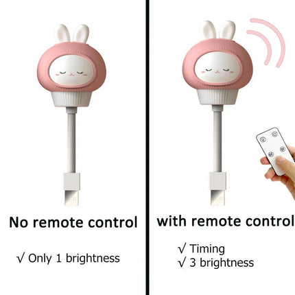 Adjustable Brightness Cartoon Night Light with Remote - Wnkrs