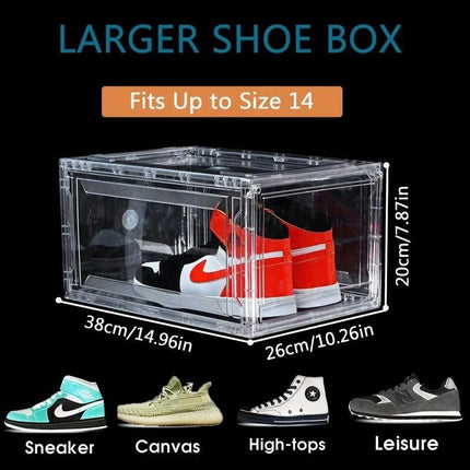 Clear Acrylic Stackable Shoe Boxes - Wnkrs