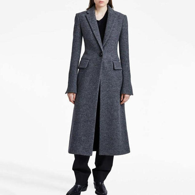 Elegant Woolen Long Coat for Women