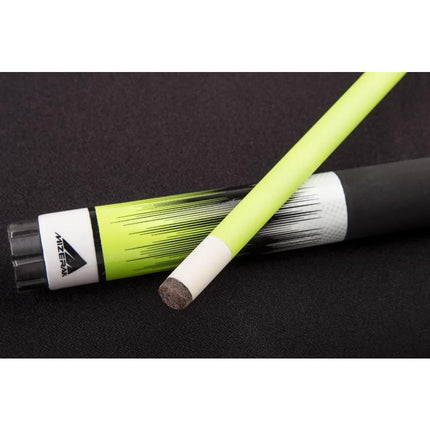 Deluxe Neon Green Fade 58" Composite 2-Piece Billiards Cue - Wnkrs