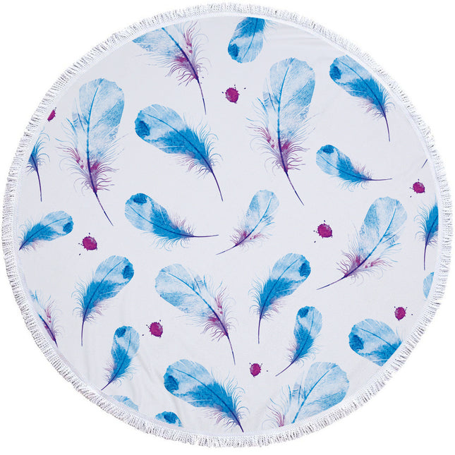 Round printed beach towel - Wnkrs