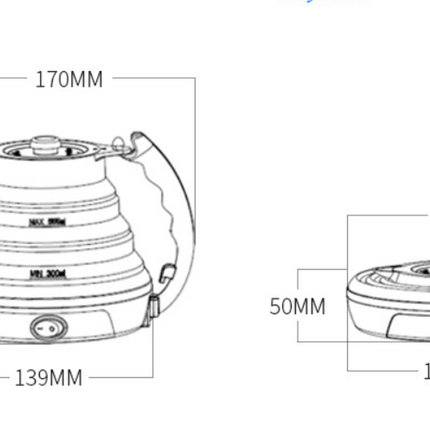 Foldable Electric Kettle - Wnkrs