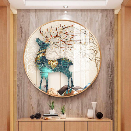 Handmade Diamond Painting Of Full Diamond Deer - Wnkrs