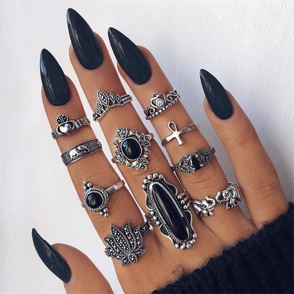 Vintage Styled Rings Set - Wnkrs