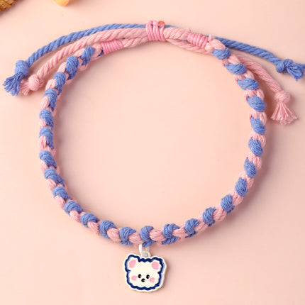 Collares ajustables y bonitos para mascotas con colgante de oso para gatos, perros y cachorros