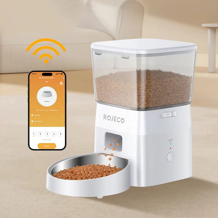 Comedero automático inteligente para perros con control remoto WIFI