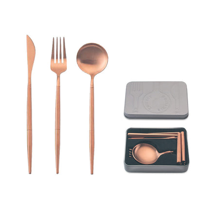 stainless steel portable cutlery set - Wnkrs