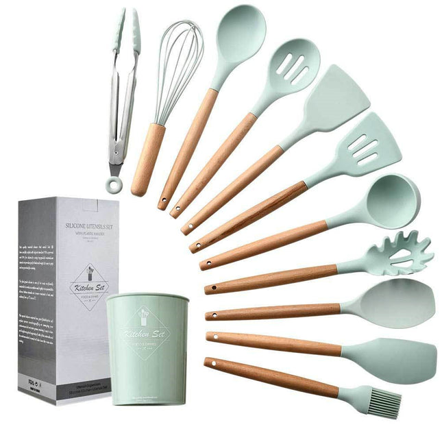 11 pcs non stick spatula kitchenware cooking set - Wnkrs