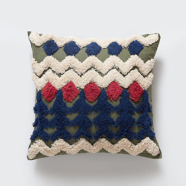 Bohemian India Handmade Tufted Pillowcase - Wnkrs