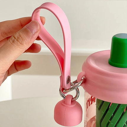 Cute 650ml Tritan Water Bottle with Filter for Girls and Women