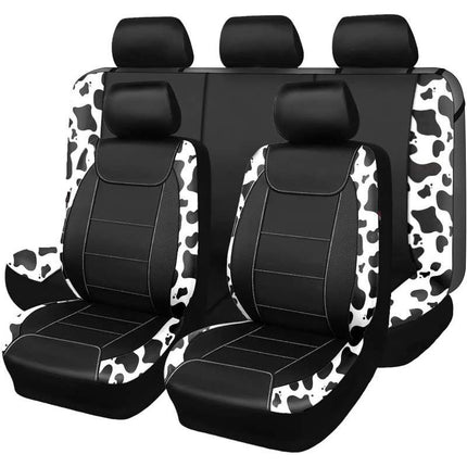 Fundas de asiento de coche de piel sintética de primera calidad, impermeables