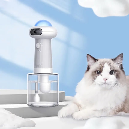 Dispensador automático de espuma para mascotas