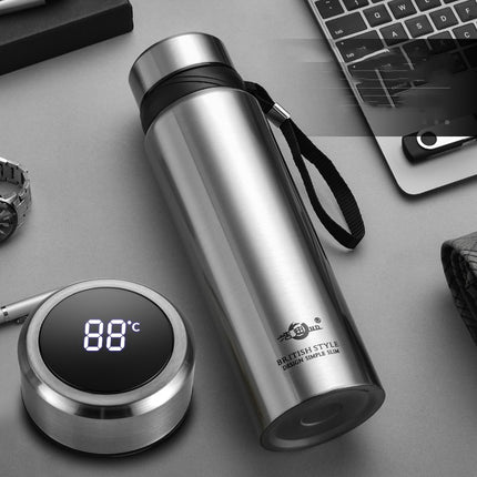 Smart Thermos Cup Large Capacity Water Stainless Steel Tea Outdoor Portable Kettle - Wnkrs