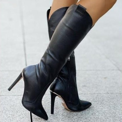 Bottes sexy haute couture pour femmes automne et hiver